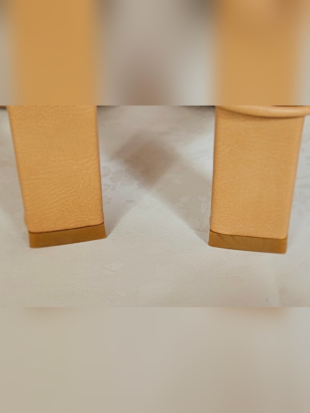 Billini Nude Lace Up Strappy Block Heel Sandals Square Toe US 5 EUC - Picture 4 of 11
